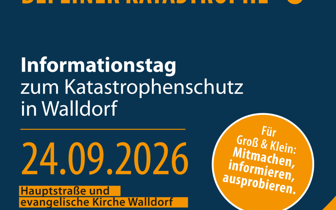 Informationstag „Bevölkerungsschutz und Katastrophenvorsorge“ am 24. September