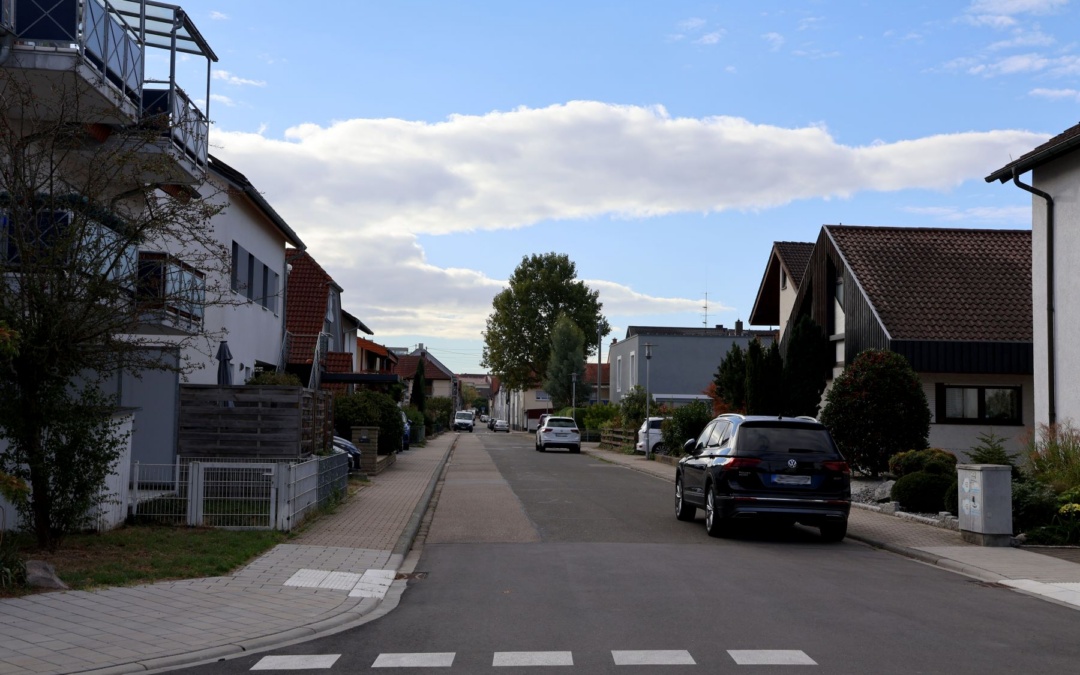 Vollsperrung der Karlstraße in Walldorf