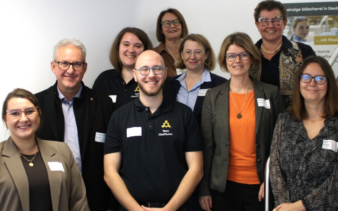 Unternehmertreffen der Stadt Walldorf beim Mietwäsche-Service Schäfer