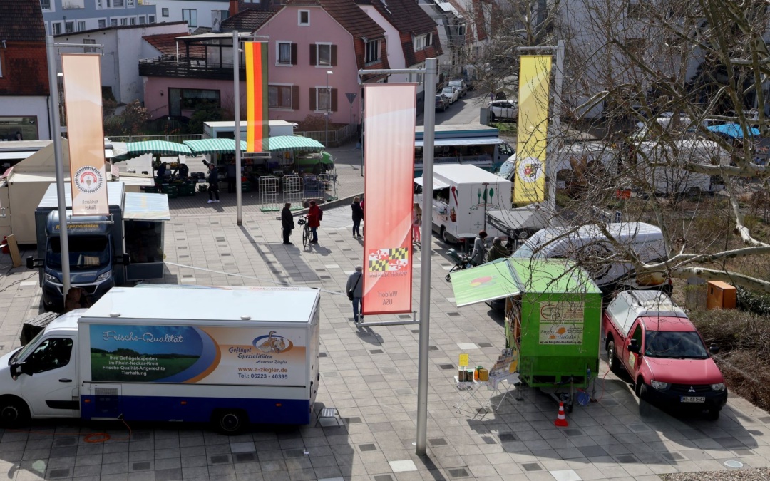 Verlegung des Walldorfer Wochenmarktes